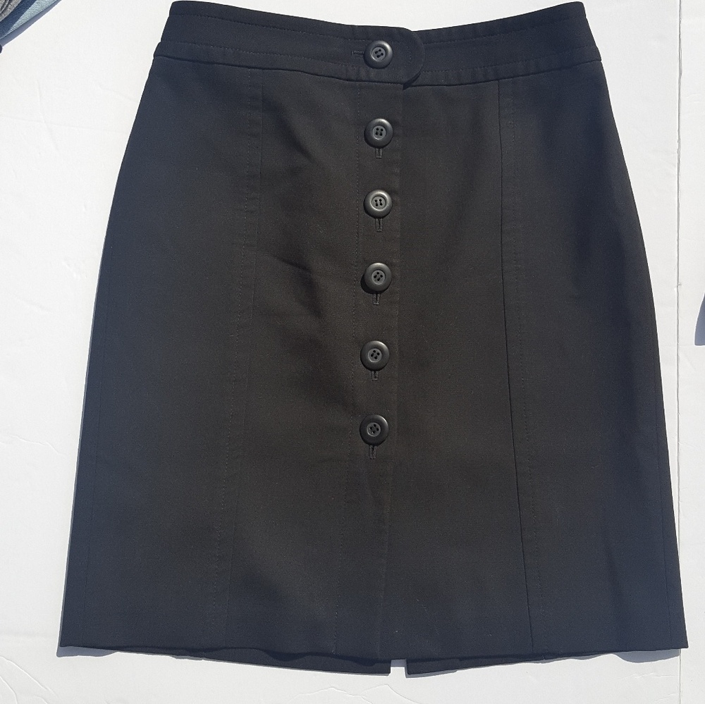 LOFT Black Skirt